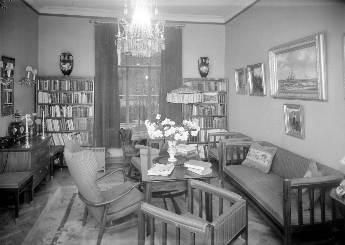 Interiør hos Henrik Bauck i Arkitekt Christies gate 8