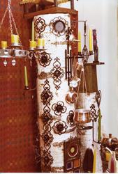 Interiør fra brukskunst og gavebutikk i Vassenden i Gran.