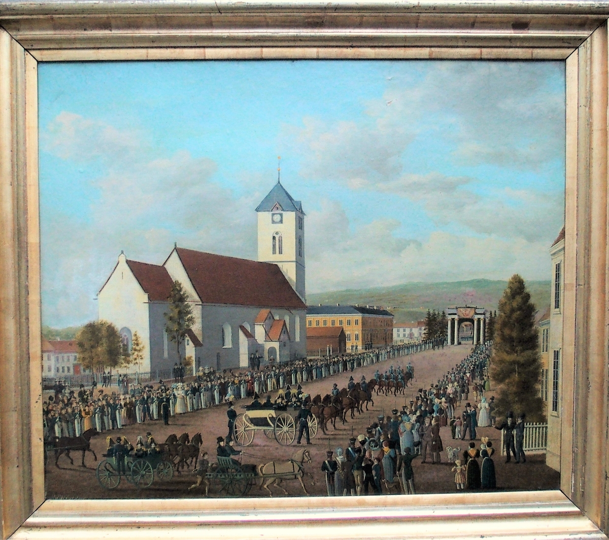 Carl Johans inntog i Trondhjem 31. august 1835.