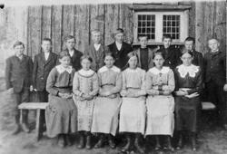 Gruppebilde, konfirmanter