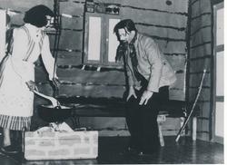 Skuespill i U/L Ny Dag på  Lekangsund i Tranøy, 1957-58.