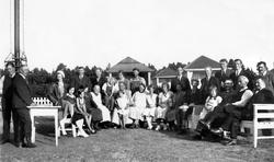 Kolonihagen til Borregaard på Opsund i Sarpsborg. Samling av