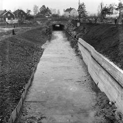 Tilskuere ved Herøyakanalen.