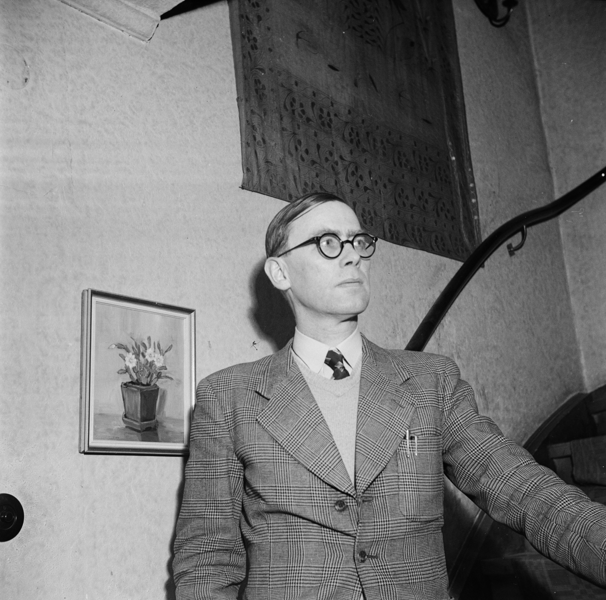 Professor Scheiner, Uppsala, januari 1947