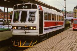 Britisk motorvogn fabrikat BREL på visningstur i Norge