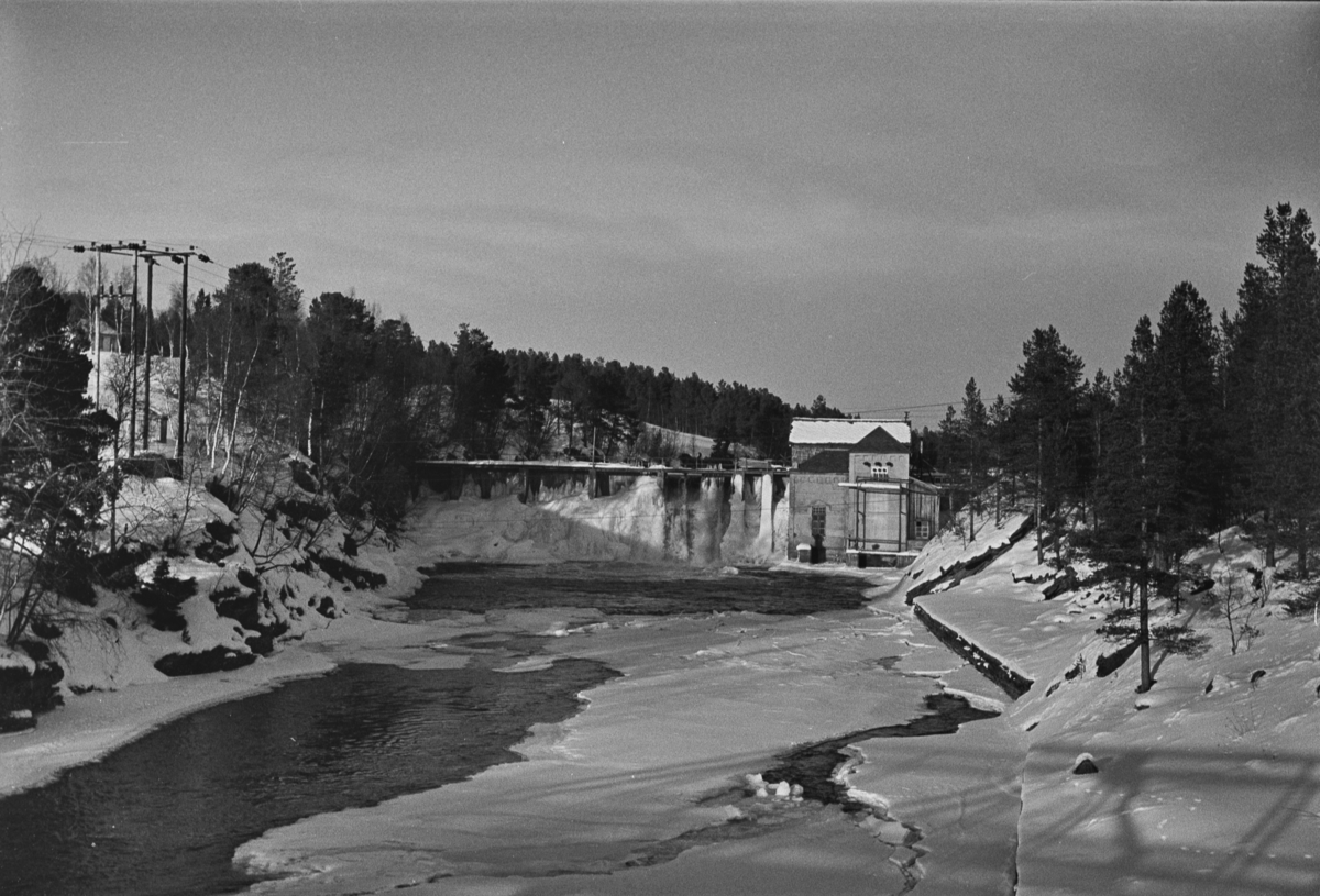 Røstfossen kraftverk mellom Os og Røros.