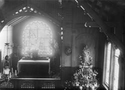 Kirkeinteriør, ukjent.