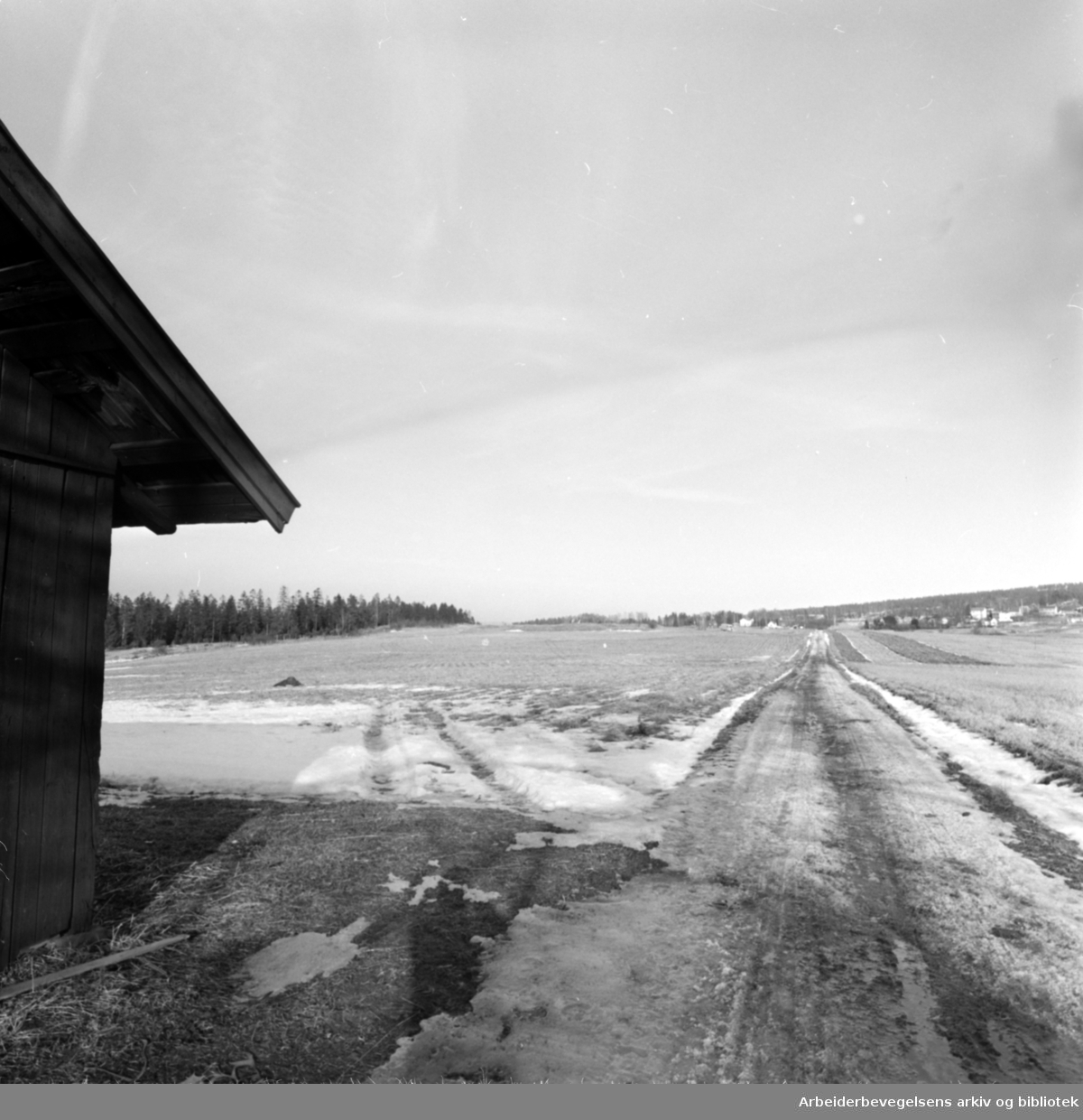 Tveita-området i Østre Aker. Mars 1961