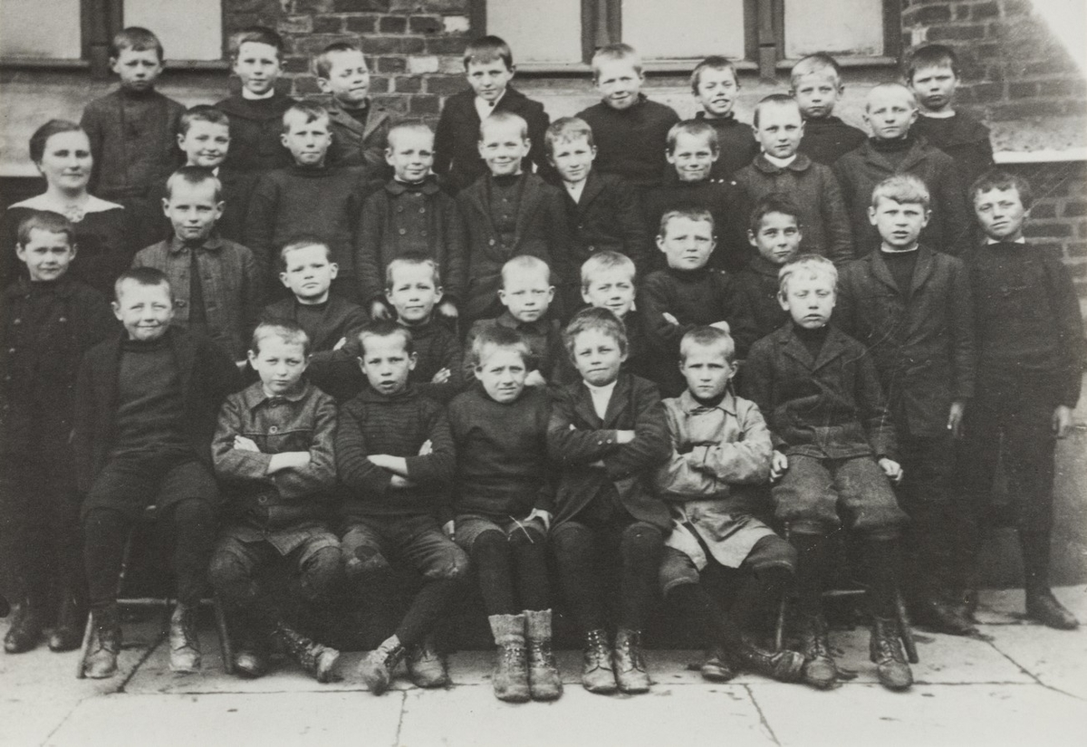 Klassebilde Breidablik skole 1913.
