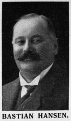 Portrettfoto av Bastian Hansen.  Muligens fra Kristiansund e