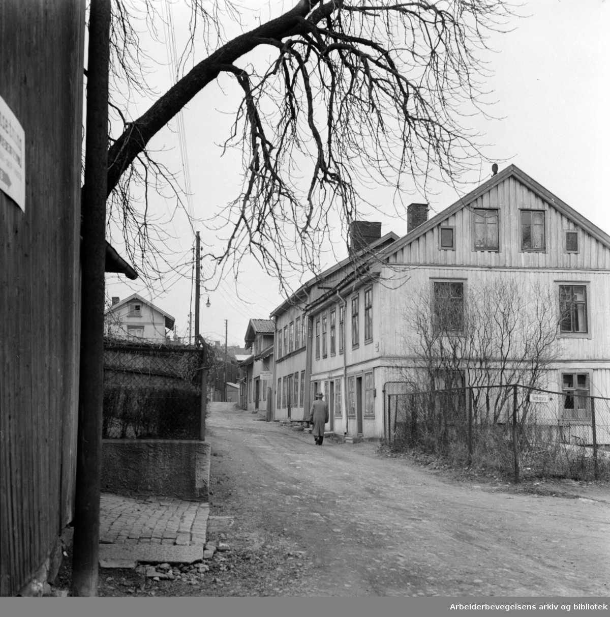 Snippen på Rodeløkka. November 1957