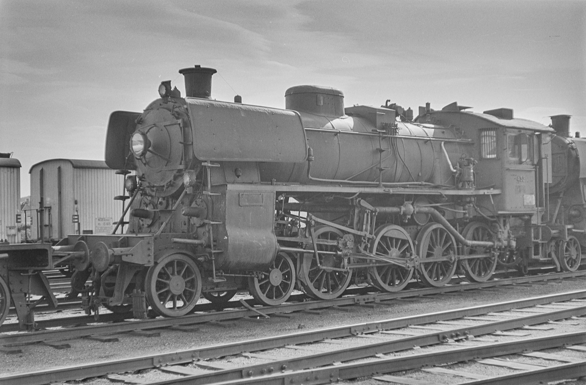 Utrangert damplokomotiv type 26c nr. 432 på Marienborg ved Trondheim.