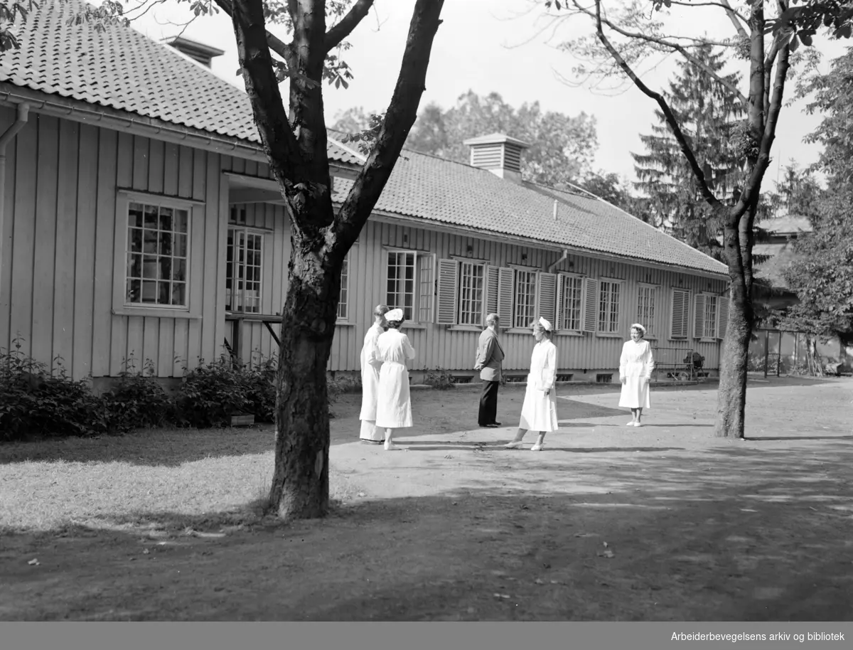 Ullevål sykehus. Avdeling 16. Juni 1953