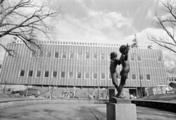 Ullevål sykehus. Midtblokka snart ferdig. April 1970