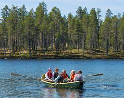 Bilder fra Blokkodden Villmarksmuseum ved Drevsjøen i Engerd