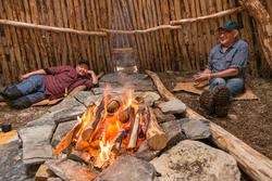 Bilde tatt i forbindelse med gjenreisingen av Daniel Mortens