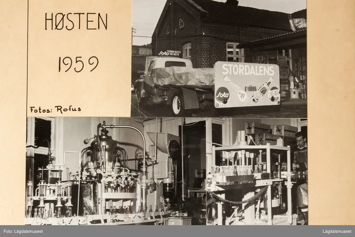 Stordalens Mineralvanfabrik 1959