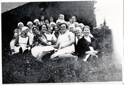 Ostekurs på Vesterfjell, ca.1930.