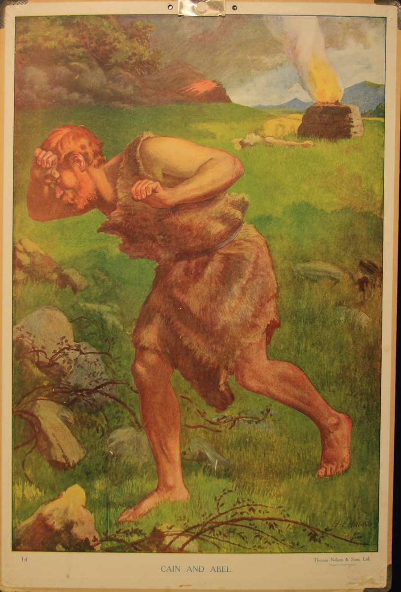 Kain har nett slege Abel i hel.