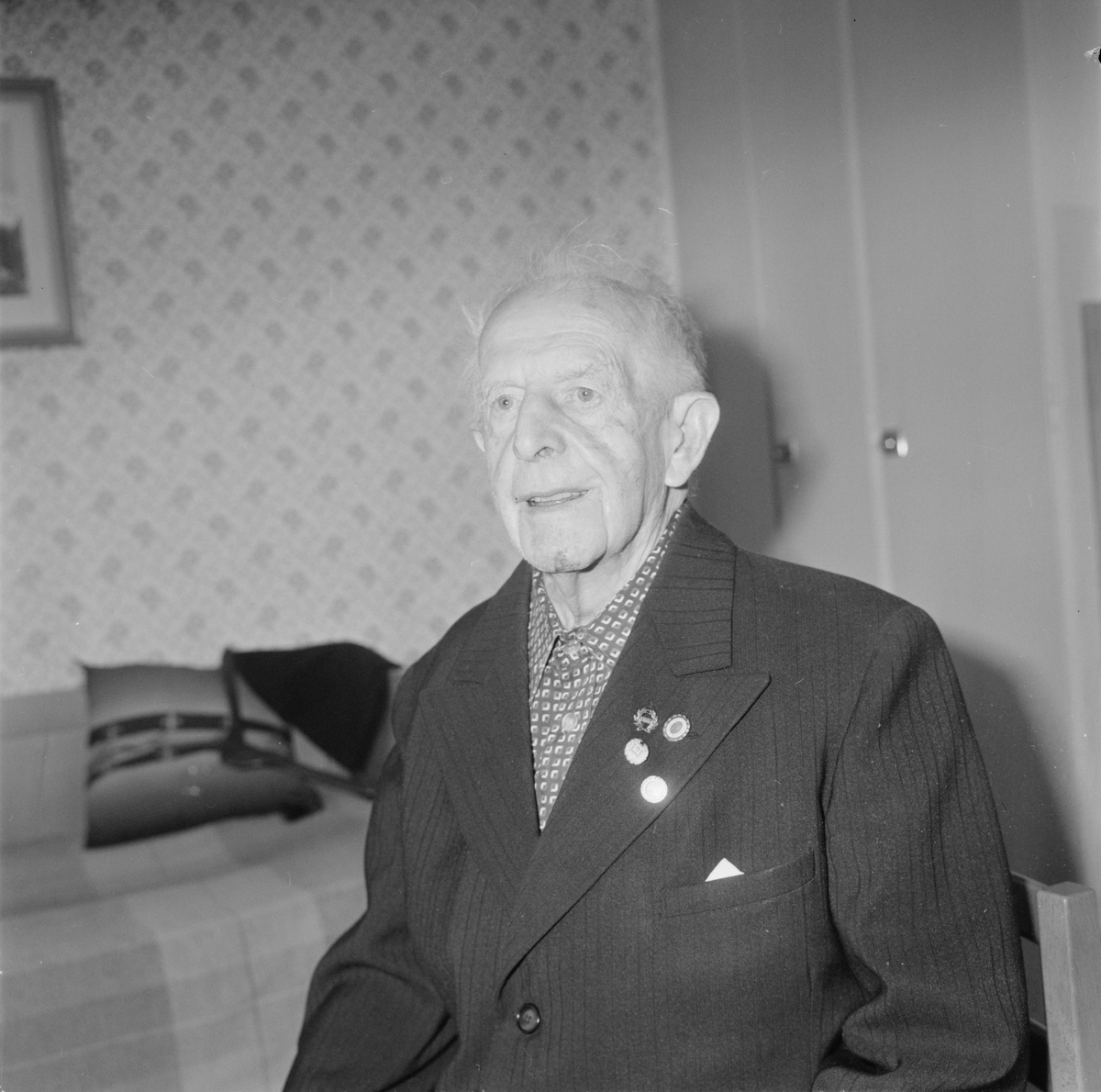 W O Bryngelsson 90 år, Tierp, Uppland