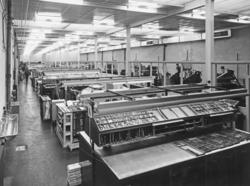 Fabritius trykkeri. 1000 kvadratmeter med setterilokaler i S