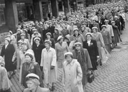 1. mai 1952, flaggparaden.