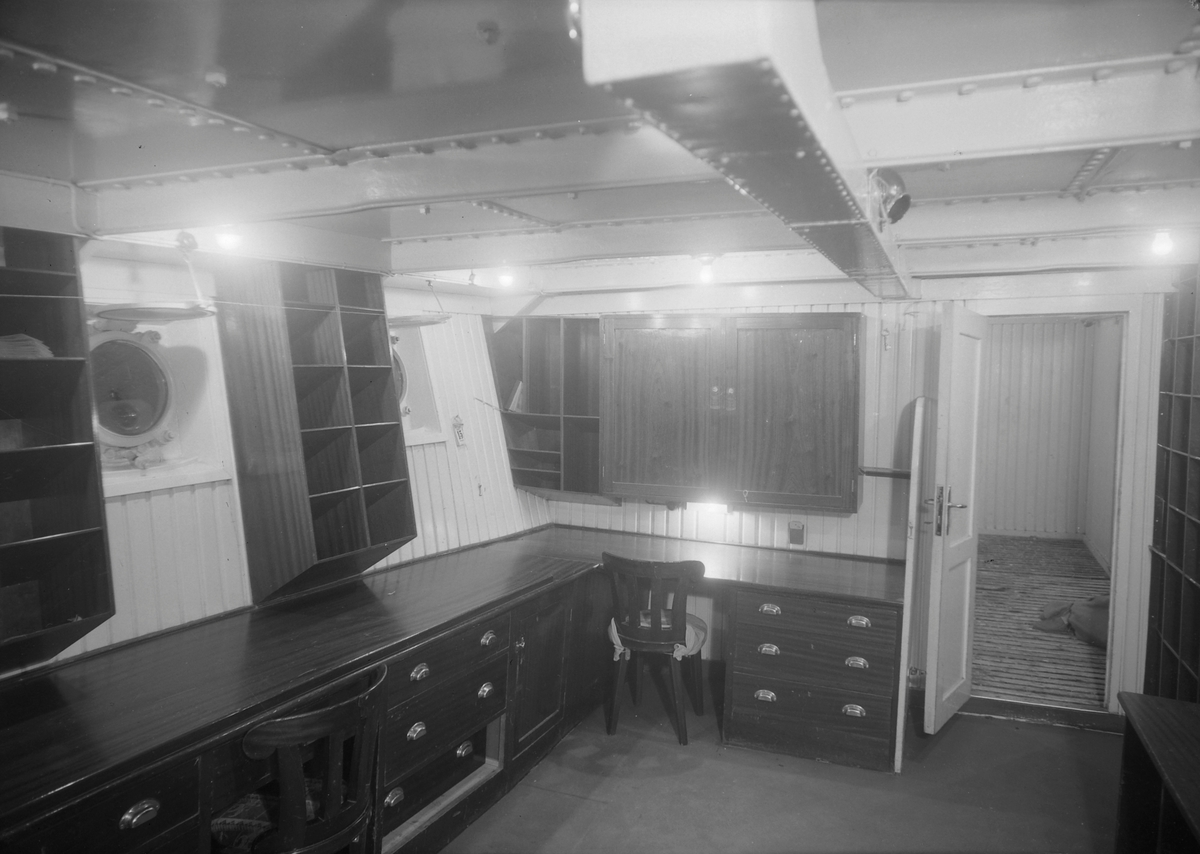 Postkontoret ombord i D/S Nordstjernen