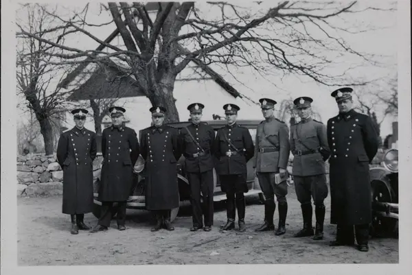 Bilpatrulje i Vestfold, mai 1936