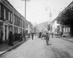 Repro: Gatebilde, Storgata, Lillehammer.