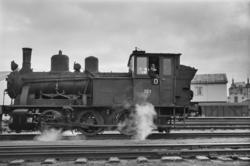 Damplokomotiv type 25a nr. 261 i skiftetjeneste på Trondheim