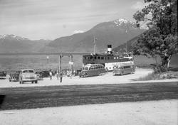 Kinsarvik ferjekai, ferje, MF Folgefonn, HSD-ferje, buss, bi