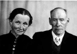 Portrett av eldre ektepar