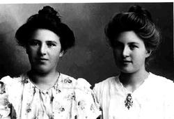 Portrett av to kvinner