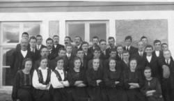 Heggblomen ungdomslag ca. 1924.Sør Heggdal.