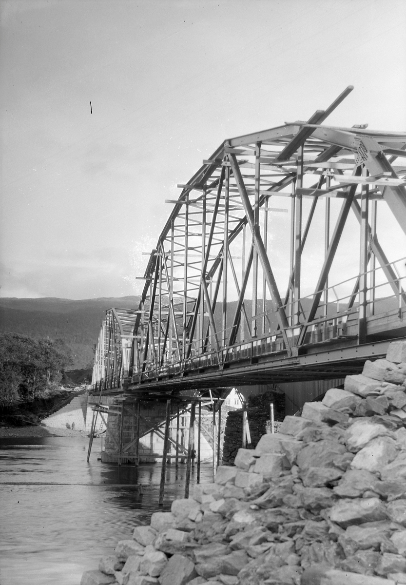 Gimse bru under bygging