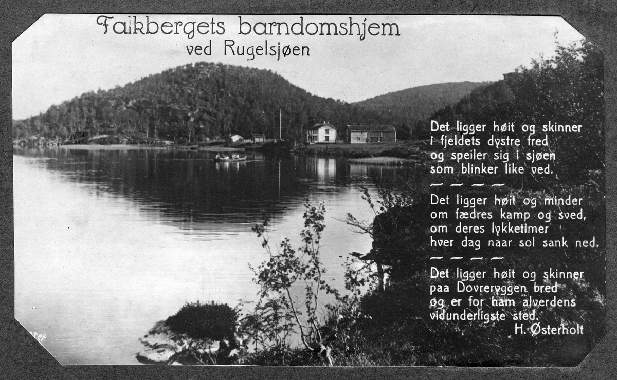 Falkbergets barndomshjem ved Rugelsjøen