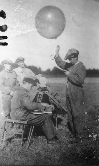 Pilotballongvisering. Frösunda, Ing 3.