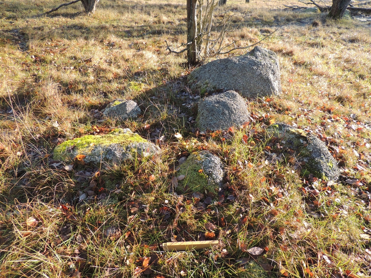 Arkeologisk utredning, objekt 2,  A103 eventuell stensättning, Molnby, Vallentuna socken, Uppland 2017