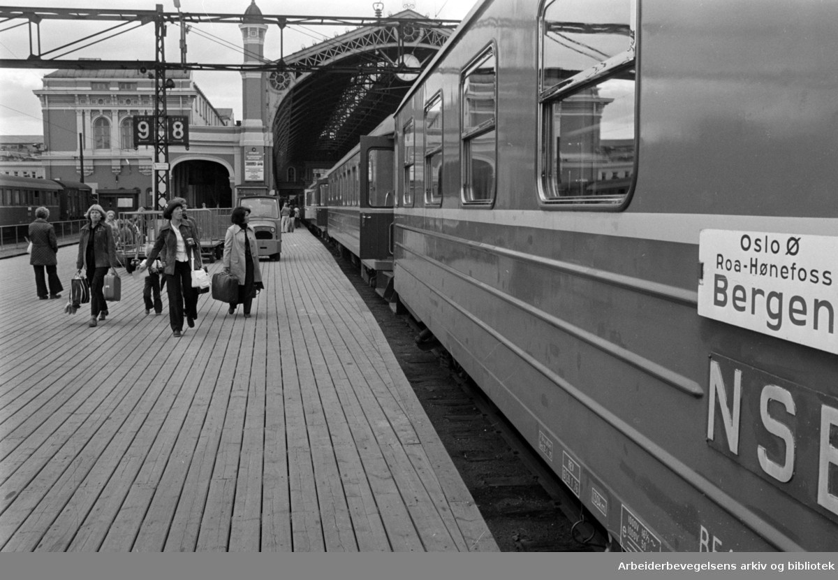 Østbanestasjonen. Mai 1976