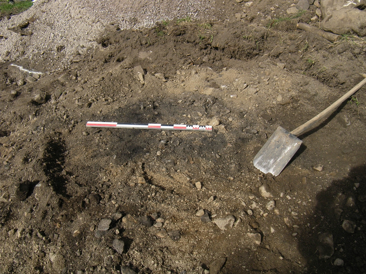 Arkeologisk förundersökning, A21 härd, 286:1, Rasbo socken, Uppland 2015