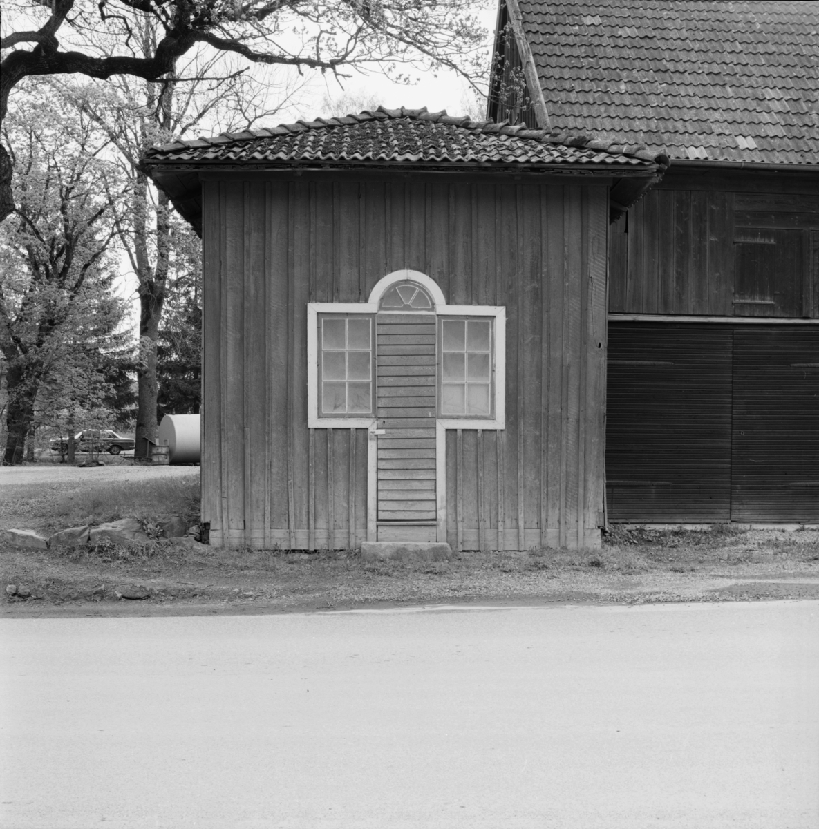 Hästforsvågen där malmen vägdes, Dannemora Gruvor AB, Dannemora, Uppland maj 1991