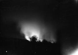 "Brann Reknes".Katastrofen 29.04.1940 tatt fra Arbeidsskolen