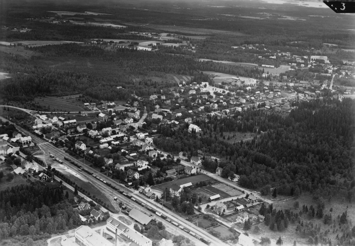 Flygfoto över Bodafors i Nässjö kommun Nr. C. 1825