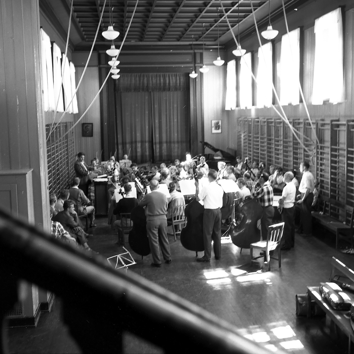 NASOL/Norske Symfoni-Orkestres Landsforbund-kurset i Elverum sommeren 1958