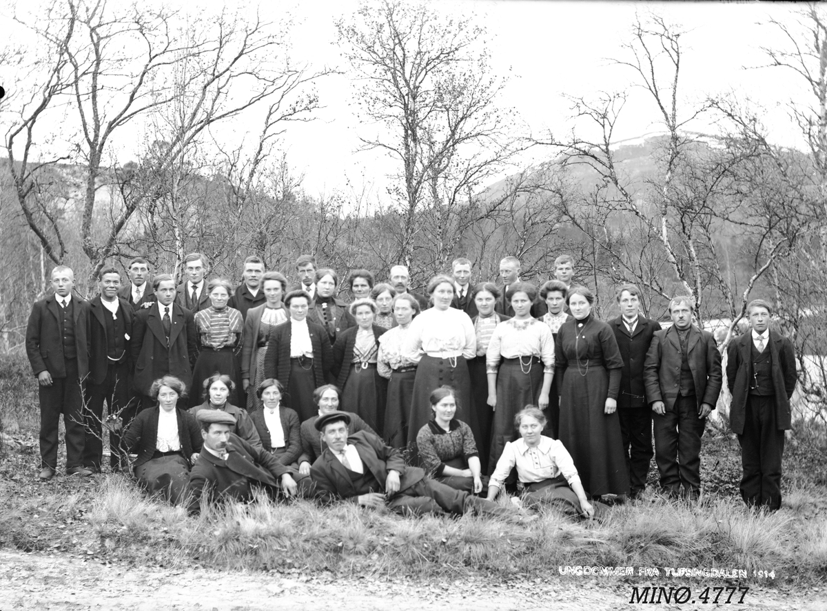 Ungdommer fra Tufsingdalen 1914