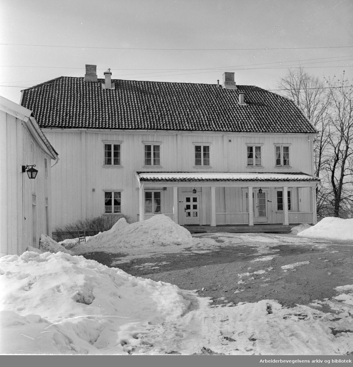 Nordberg gård. April 1963