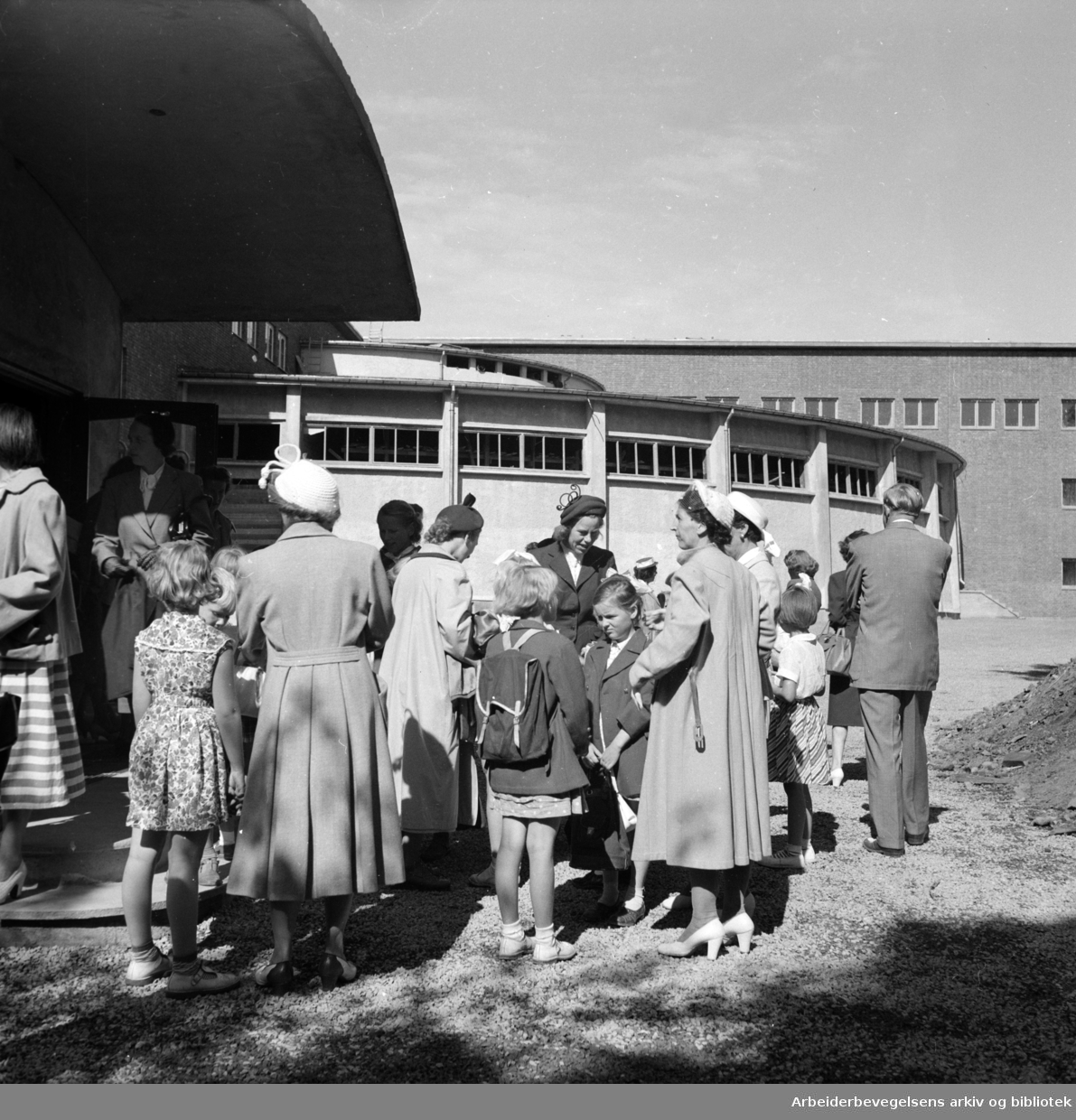 Marienlyst skole. August 1952