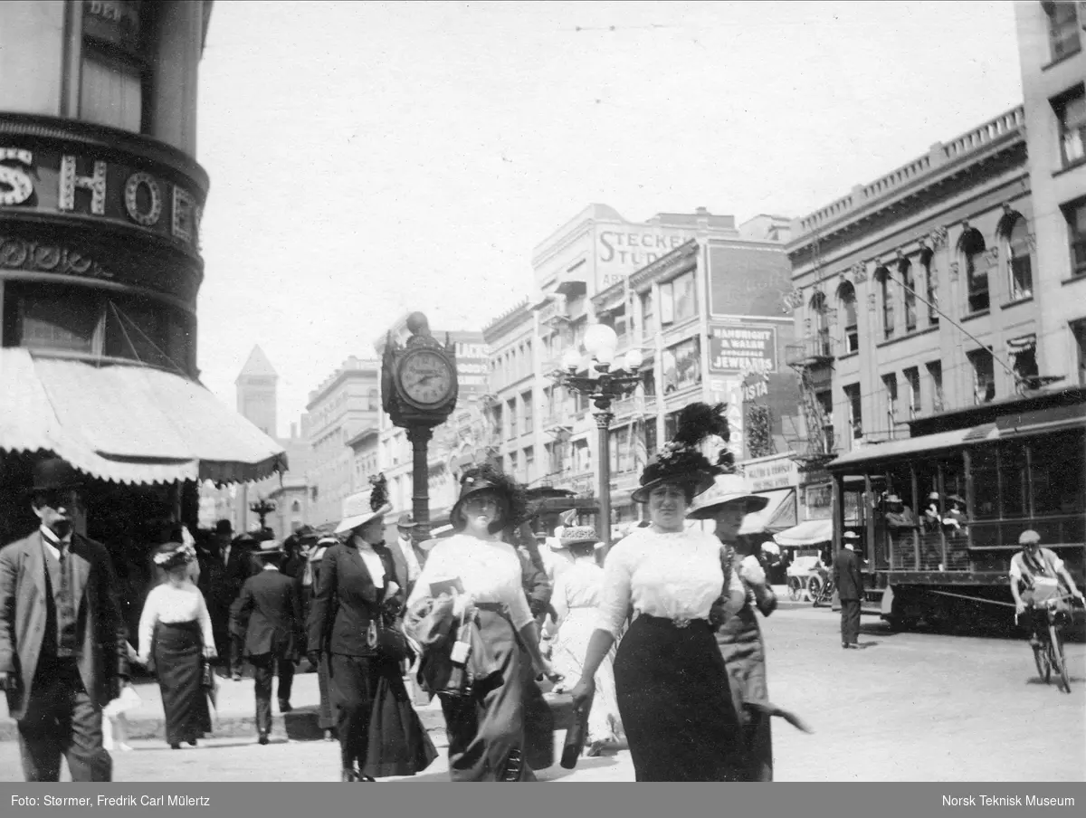 Gateparti fra Los Angeles, California 1915