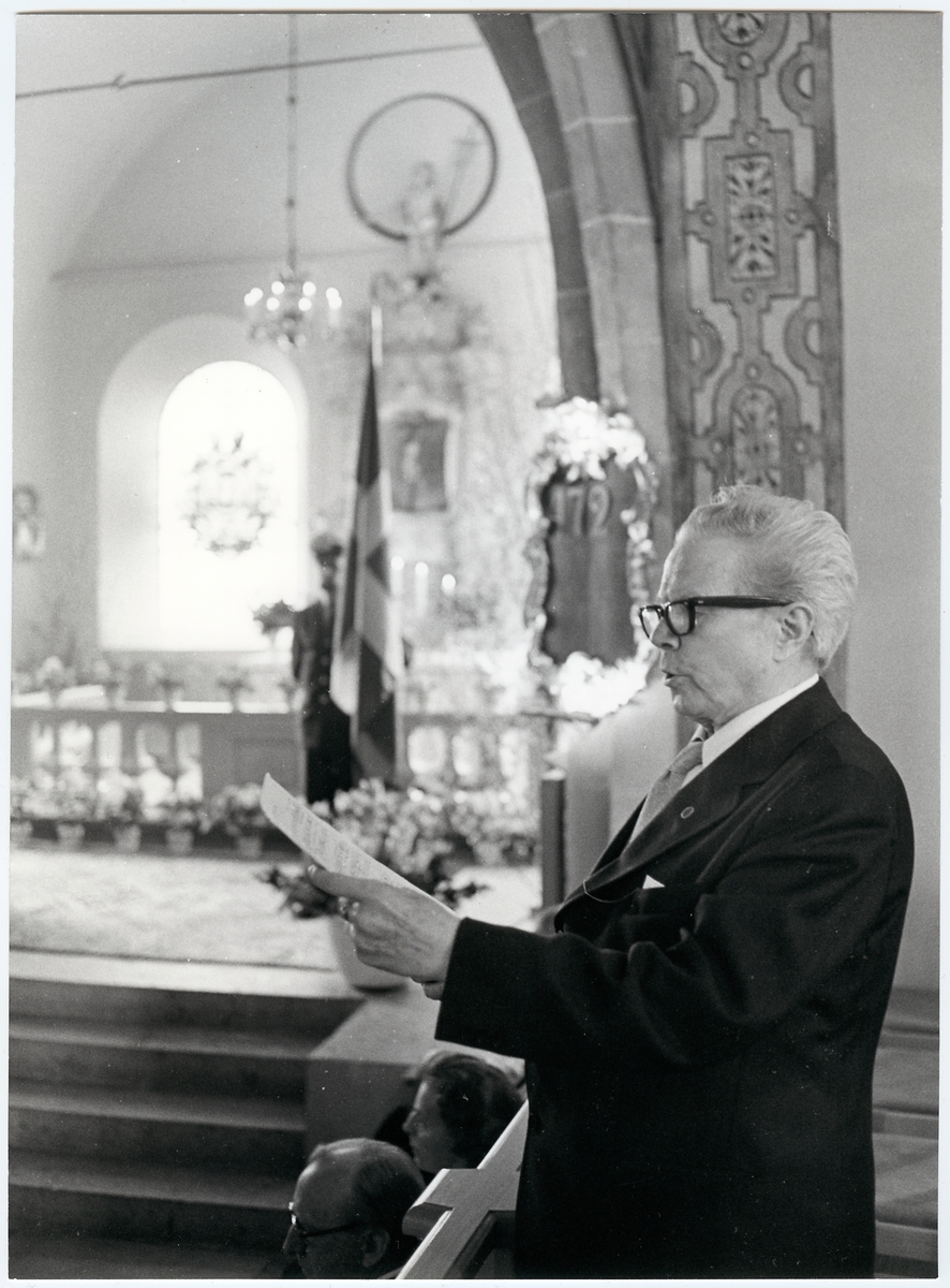 TGOJ-dagen 1973, i Julita kyrka.