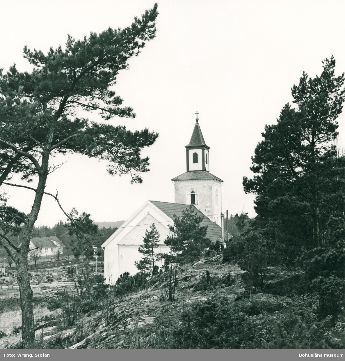Text till bilden: "Tjärnö kyrka. Från nordost".